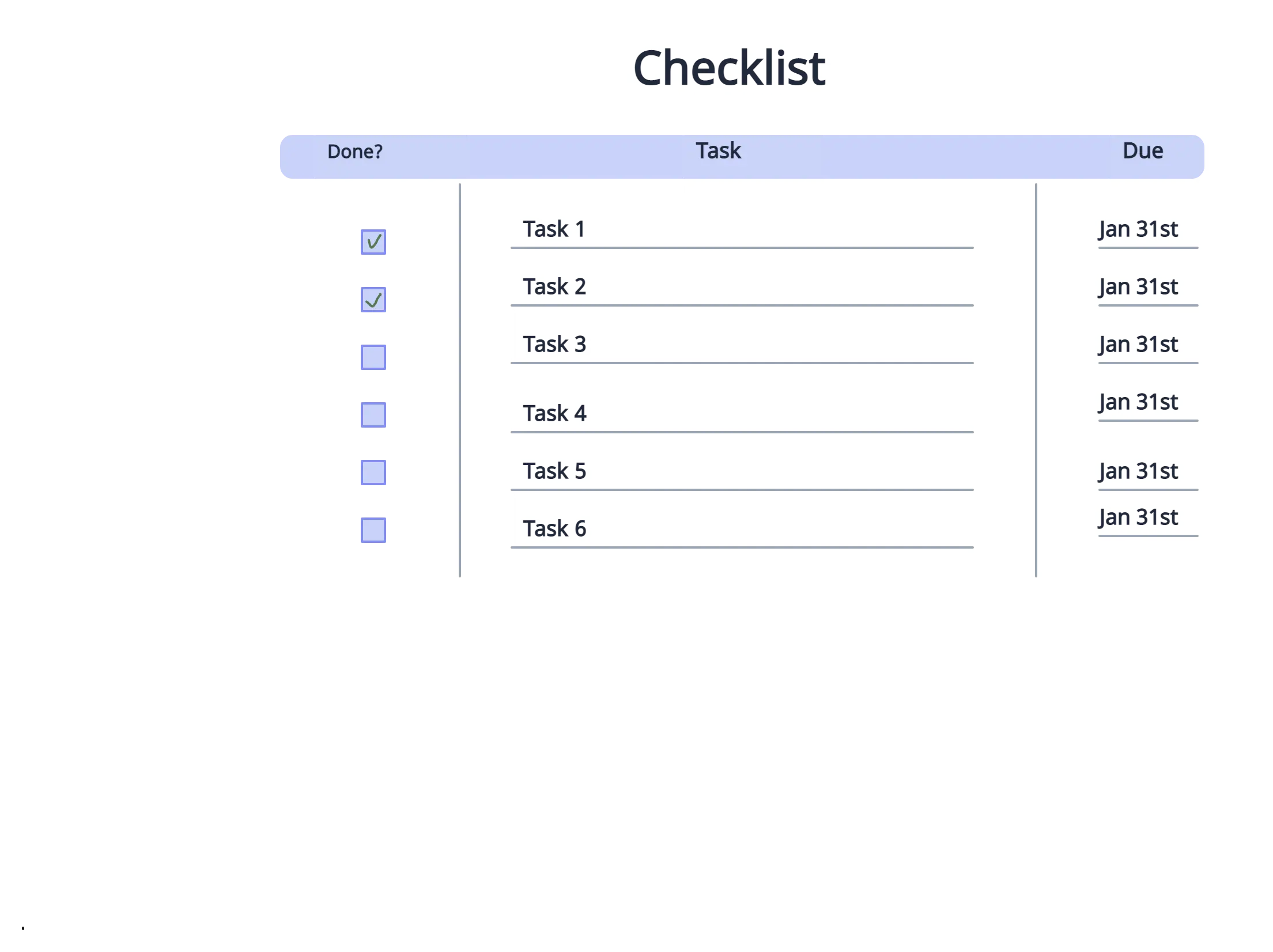Difference Between Checklist And Todo List - to do list ideas