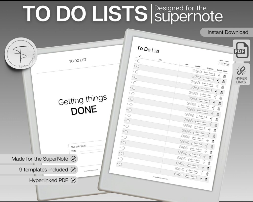 digital to do list supernote