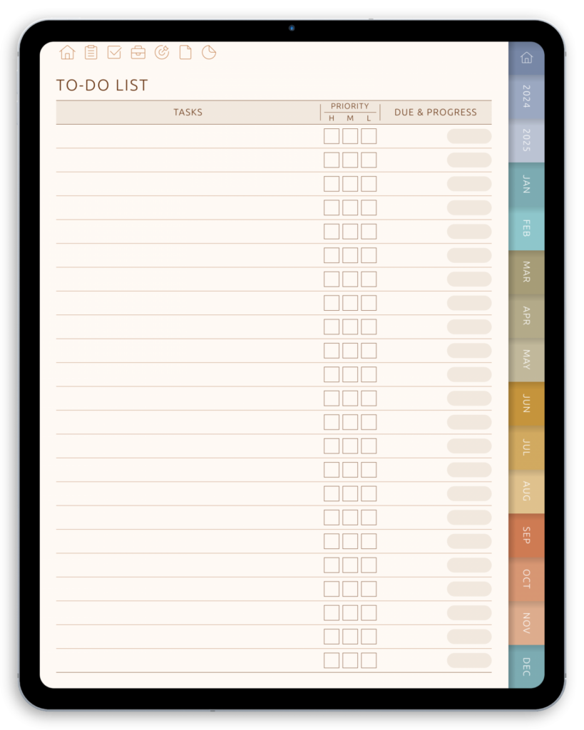 Digital To Do List Template Free - digital do list