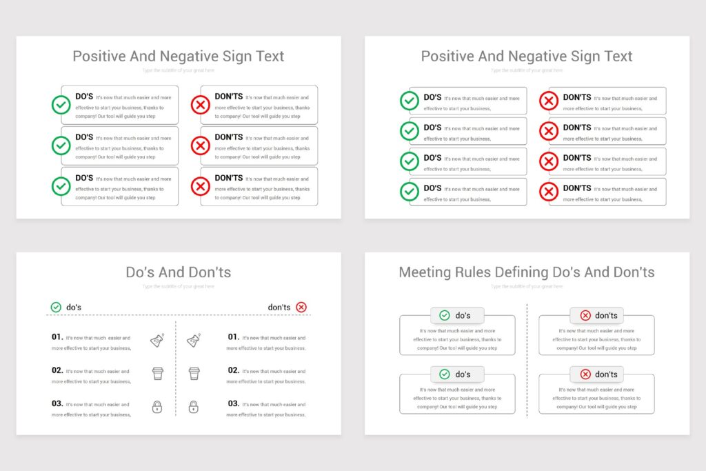do and don ts powerpoint template do and don ts powerpoint template