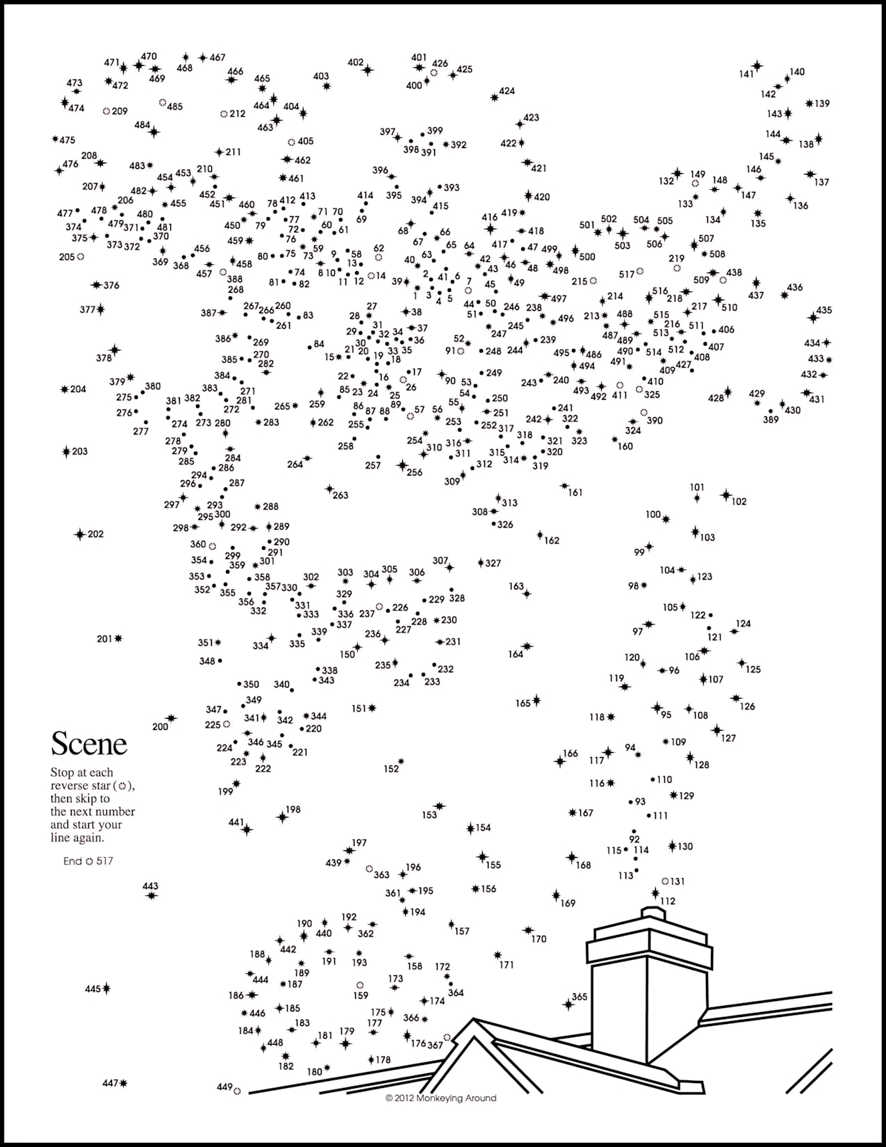 Free Dot To Dot Printables For Adults