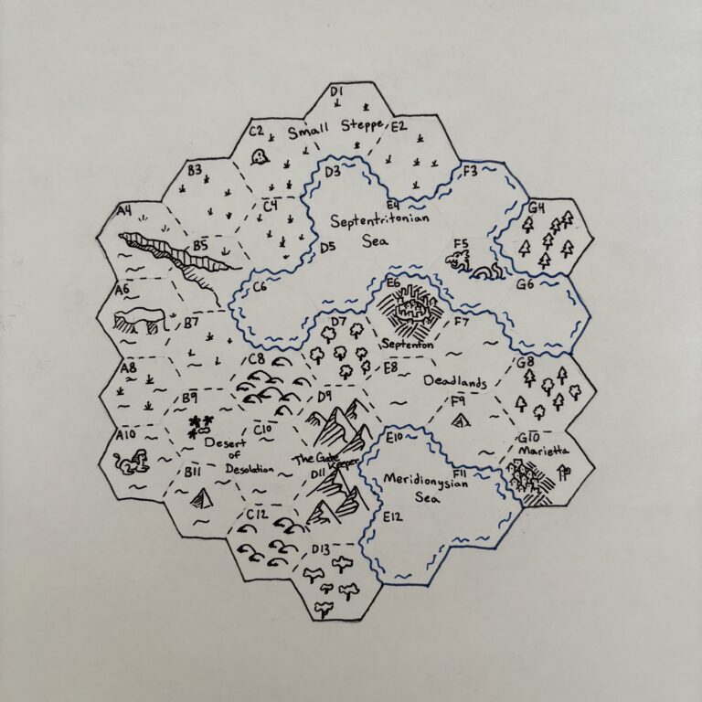 Downs And Black Checklist Blank - chain stocking the hex map