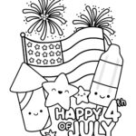 Easy Fourth Of July Coloring Pages - 4th of July Coloring Pages: 8 Adorable Free Printable PDFs - Cute ...