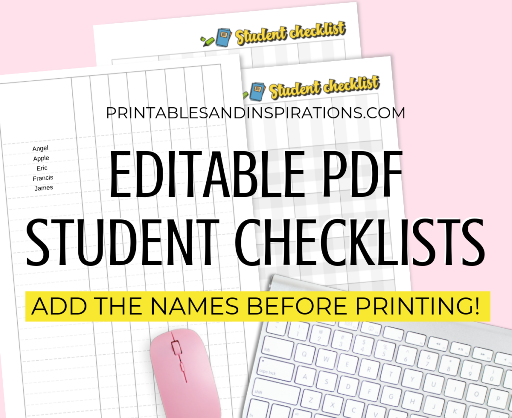 Editable Free Printable Checklist Template – free editable student checklist printable pdf Editable Free Printable Checklist Template - free editable student checklist printable pdf