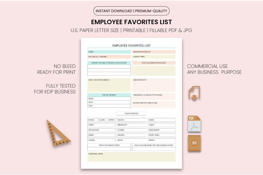 Employee To Do List For Fancy Template – employee favorites list printable Employee To Do List For Fancy Template - employee favorites list printable