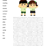 End Of School Year Word Search Free Printable - End Of Year Word Search - Free Printable Word Search