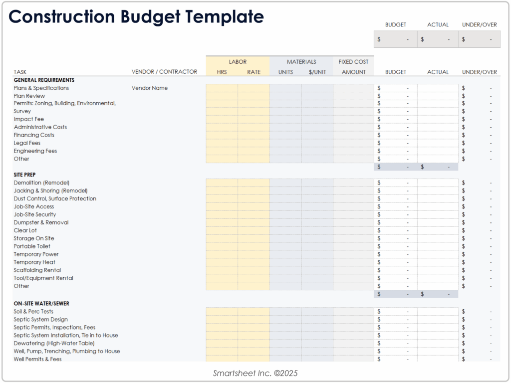 excel construction project management templates excel construction project management templates