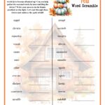 Fall Word Scramble With Answers