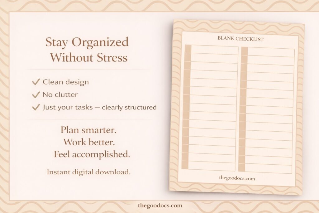 Fill In The Blank Checklist Template – blank checklist free google docs template Fill In The Blank Checklist Template - blank checklist free google docs template
