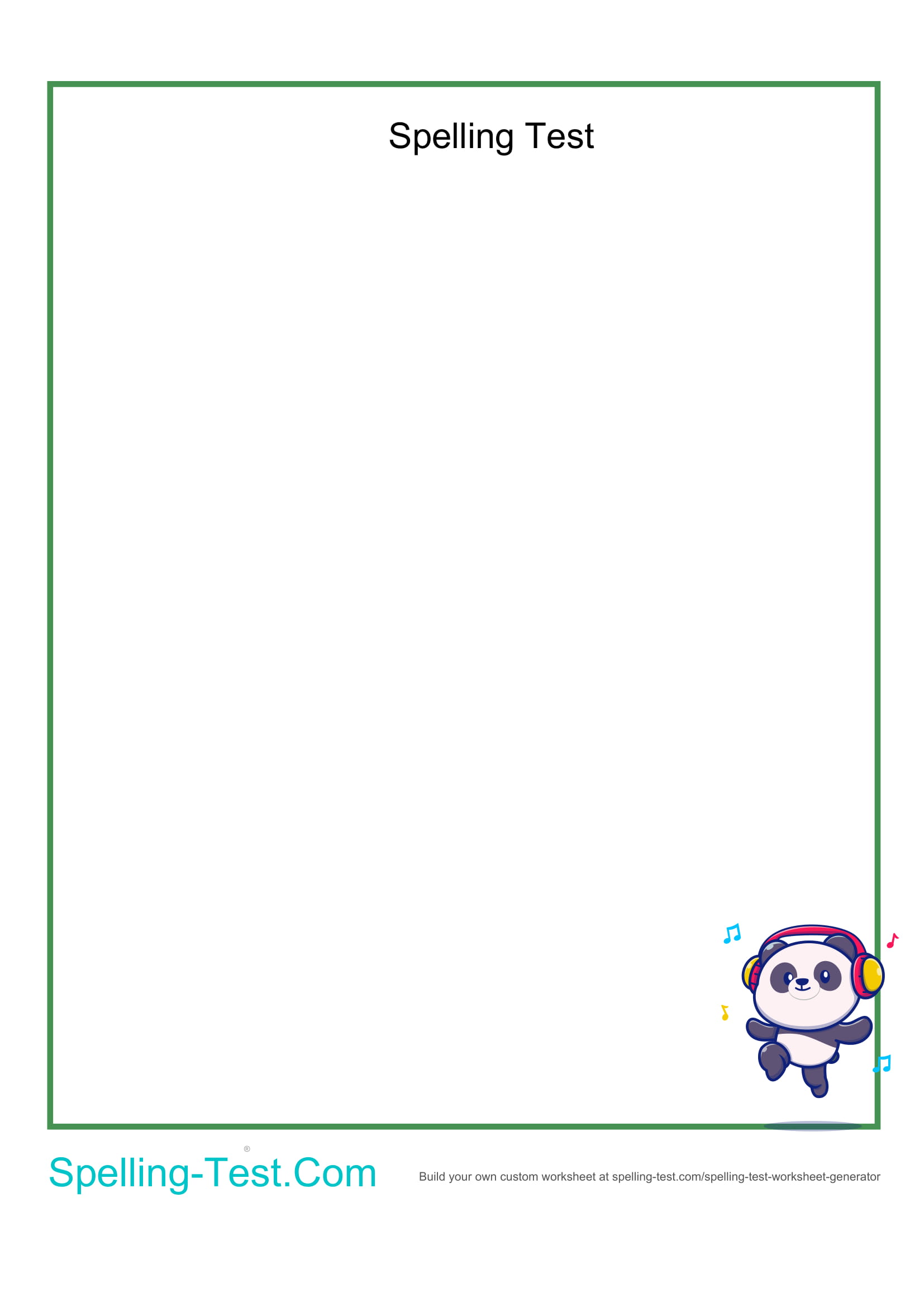Fill In The Blank Sheets - fill in the blank generator