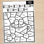 Free Addition Color By Number - Color By Number Addition Kindergarten Free Printable
