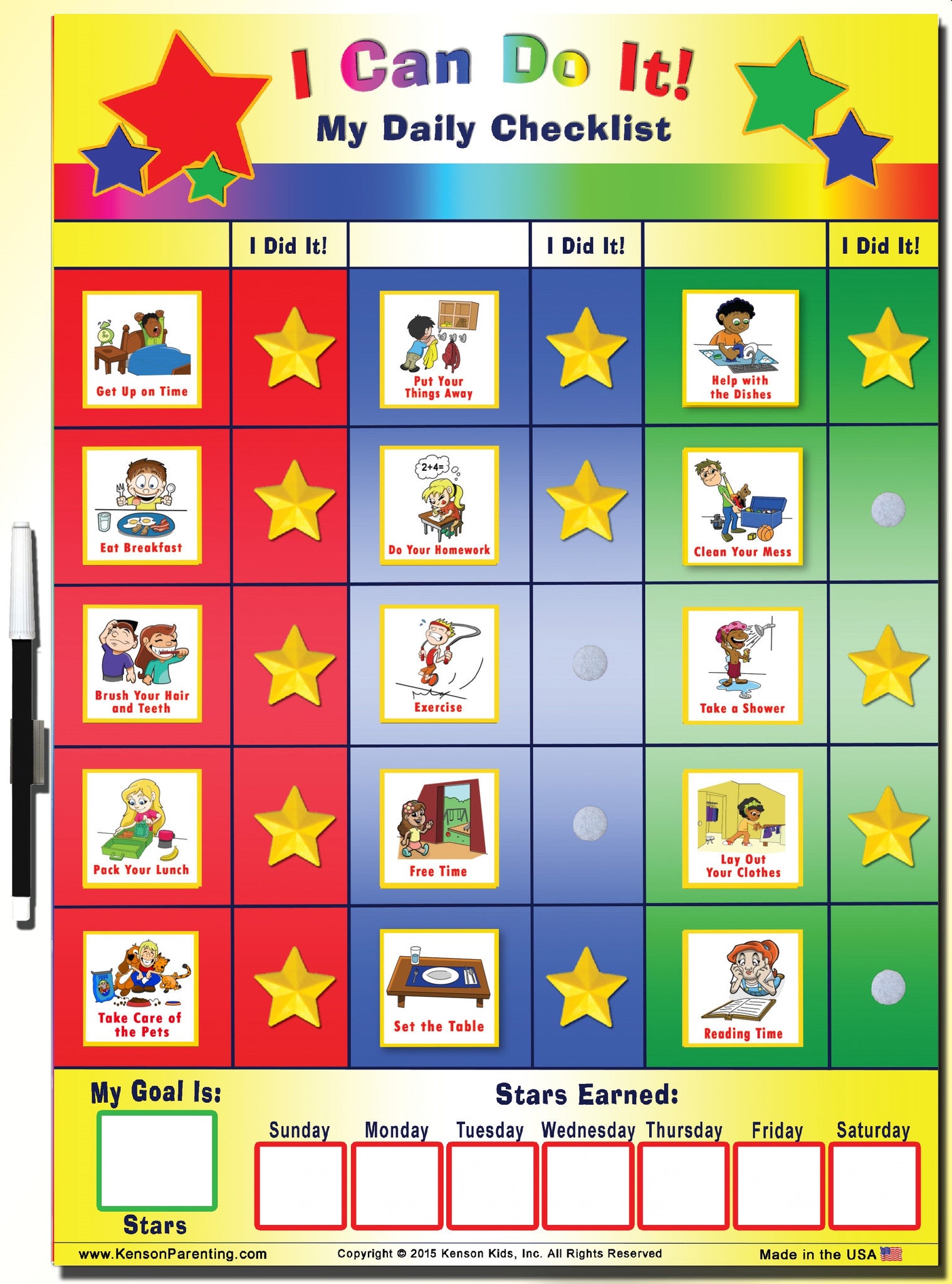 Free Checklist For My Daily Duties - new product i can do it my daily checklist