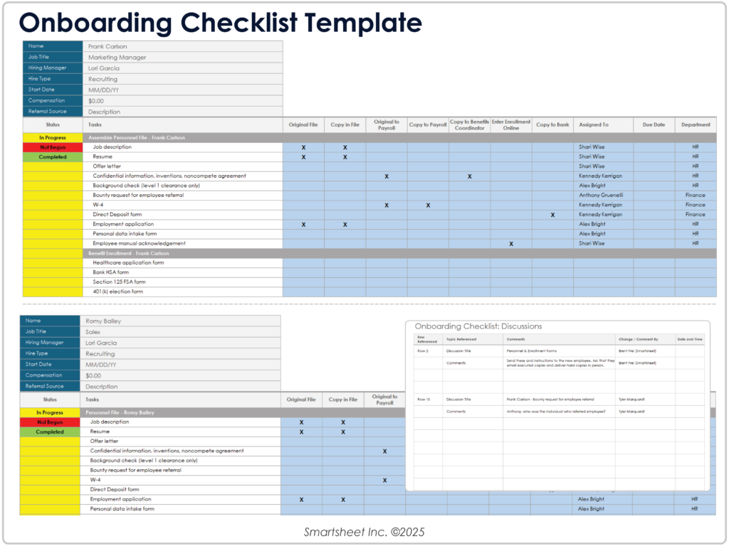 Free Checklist Template For Employee – top excel templates human resources Free Checklist Template For Employee - top excel templates human resources