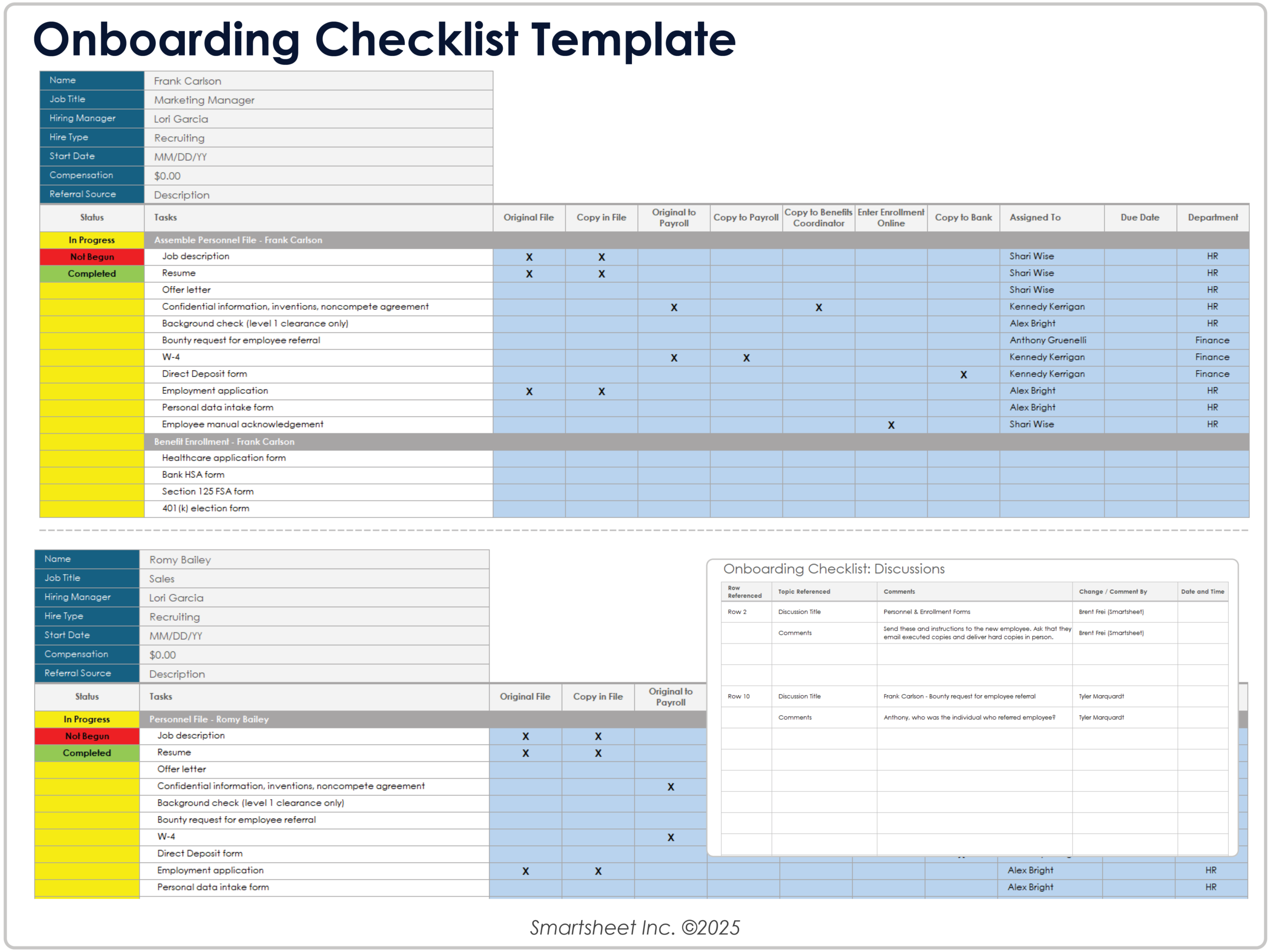 Free Checklist Template For Employee - top excel templates human resources
