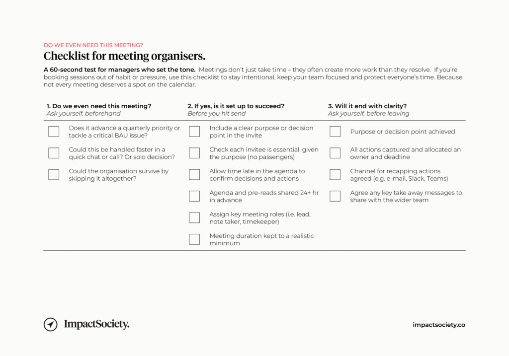 Free Checklist Template For Meetings – the do we even need this meeting checklist Free Checklist Template For Meetings - the do we even need this meeting checklist
