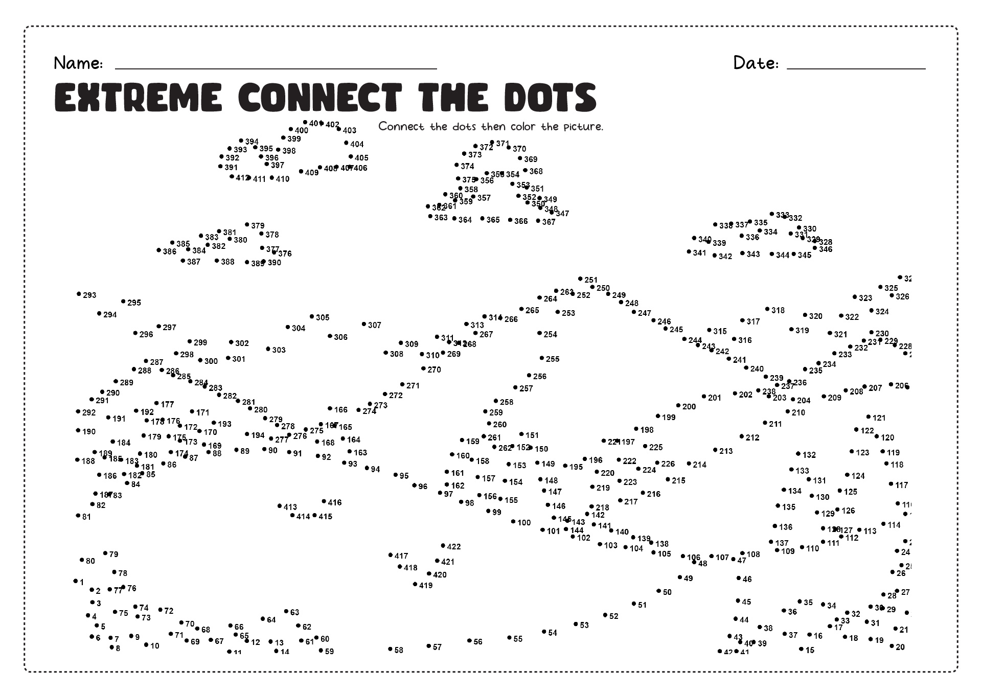 Free Connect The Dots Printables Difficult - Free adult connect the dots printables, Download Free adult connect the ...