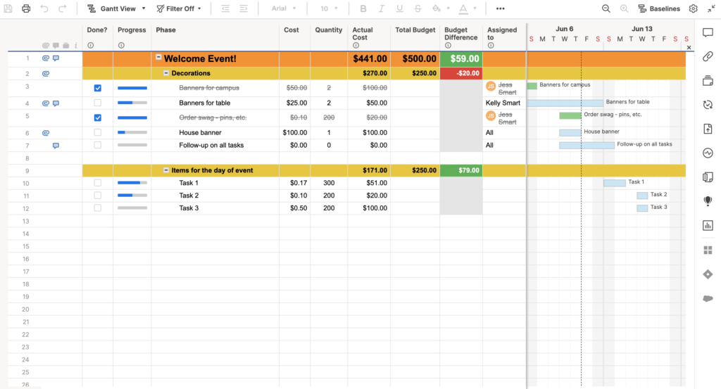 Free Event Task List Template – event task list gantt budget Free Event Task List Template - event task list gantt budget