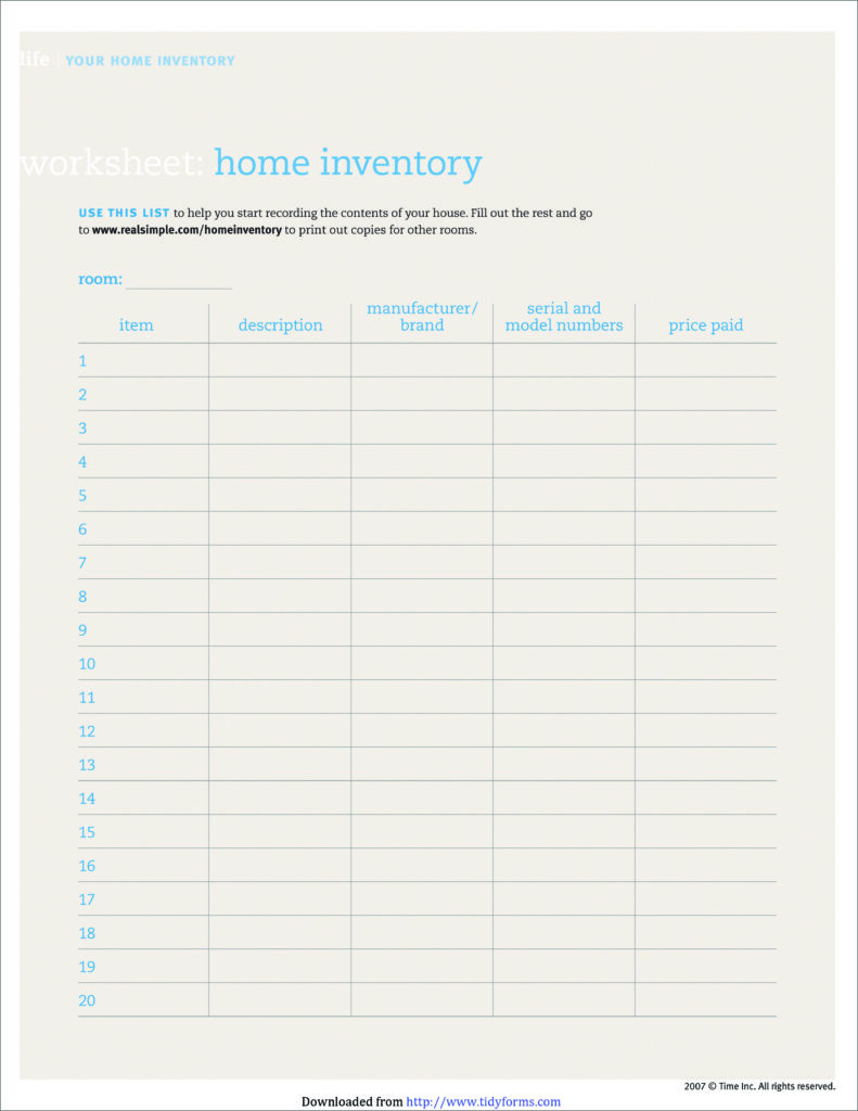 free inventory checklist templates free inventory checklist templates