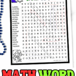 Free Math Word Search Printable - Math Word Search Printable: Fun Educational Activity for Students