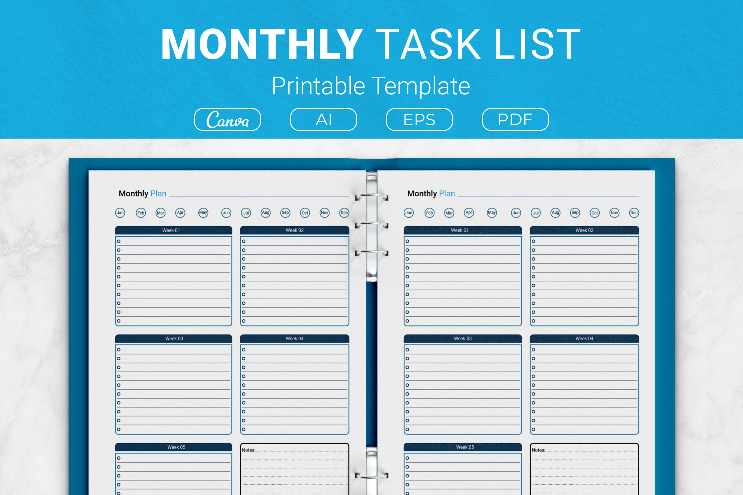 Free Monthly Task List Template - monthly task list printable template 2