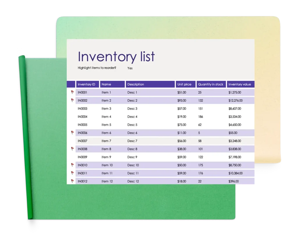 Free Office Supply Checklist Template - inventory templates