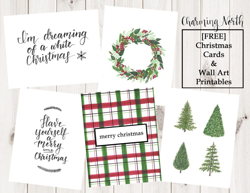 Free Printable Christmas Wall Art – free christmas cards wall art printables 2020 Free Printable Christmas Wall Art - free christmas cards wall art printables 2020