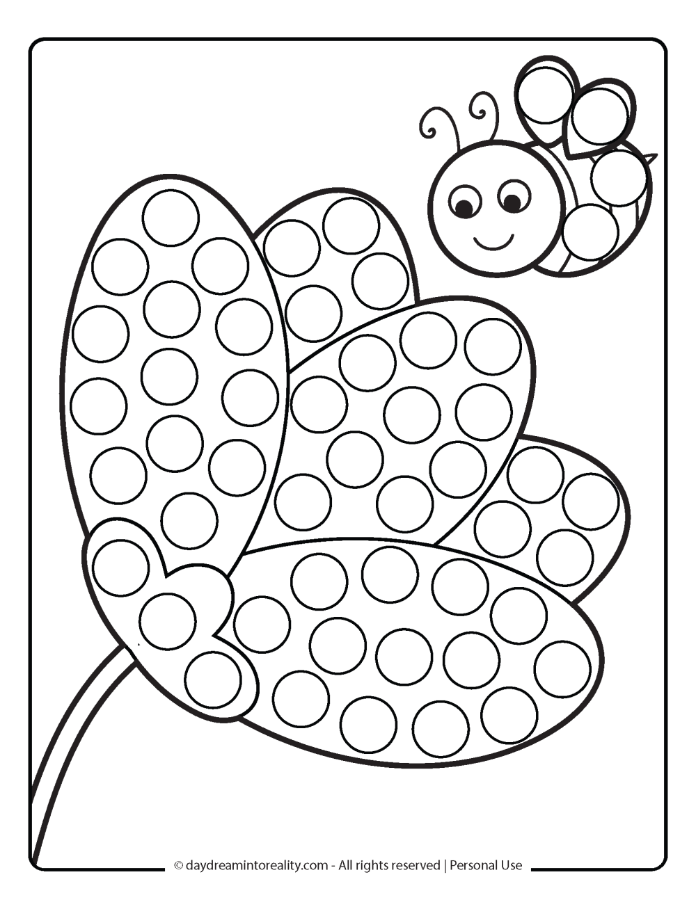 Free Printable Dot Paint Worksheets - Free Dot Art Printables: 50+ Adorable Designs To Download And Print