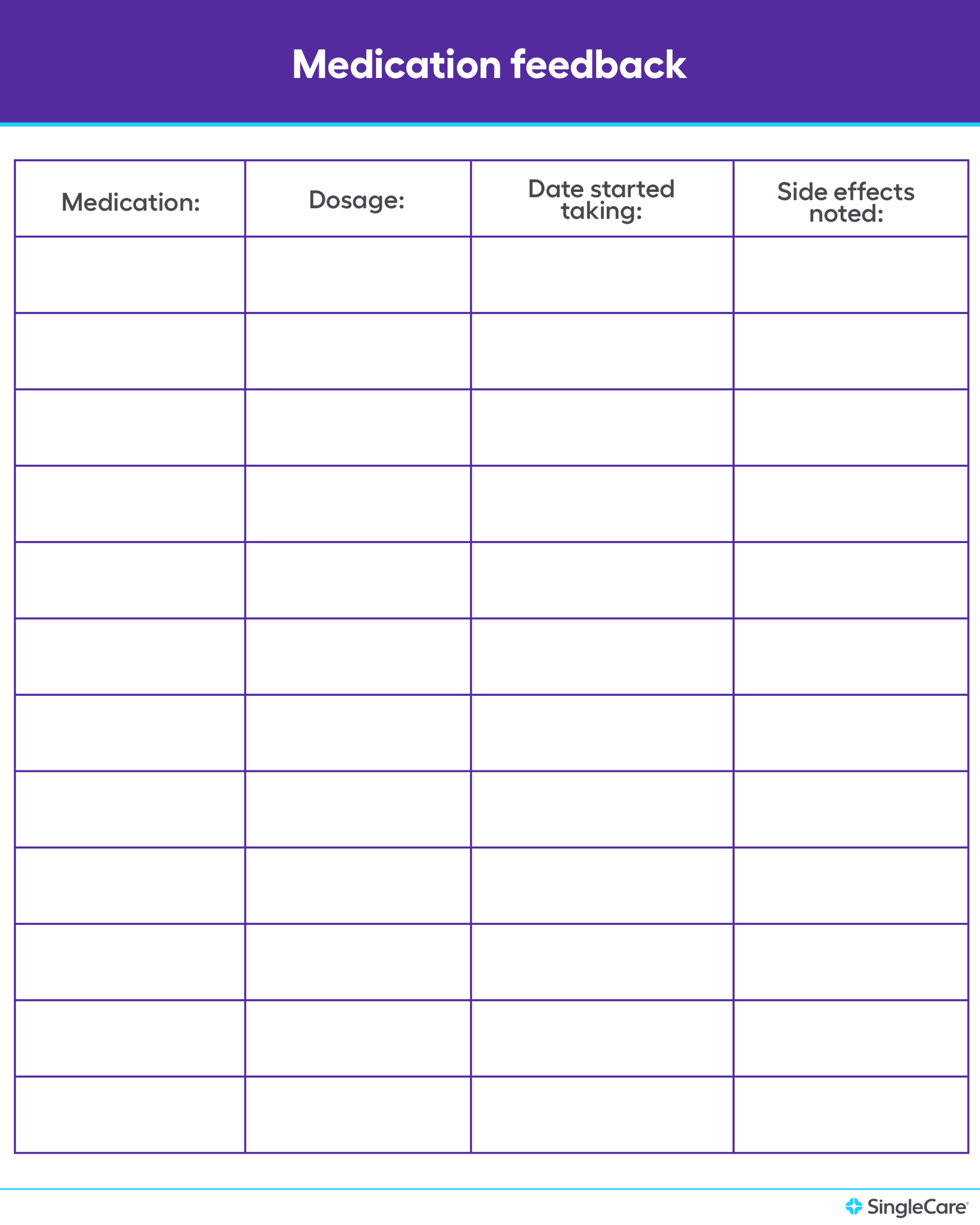 Free Printable Follow Up Reminder List Template - medication list template
