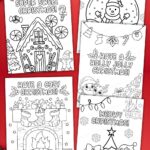 Free Printable Holiday Cards To Color - Free Printable Christmas Cards to Color