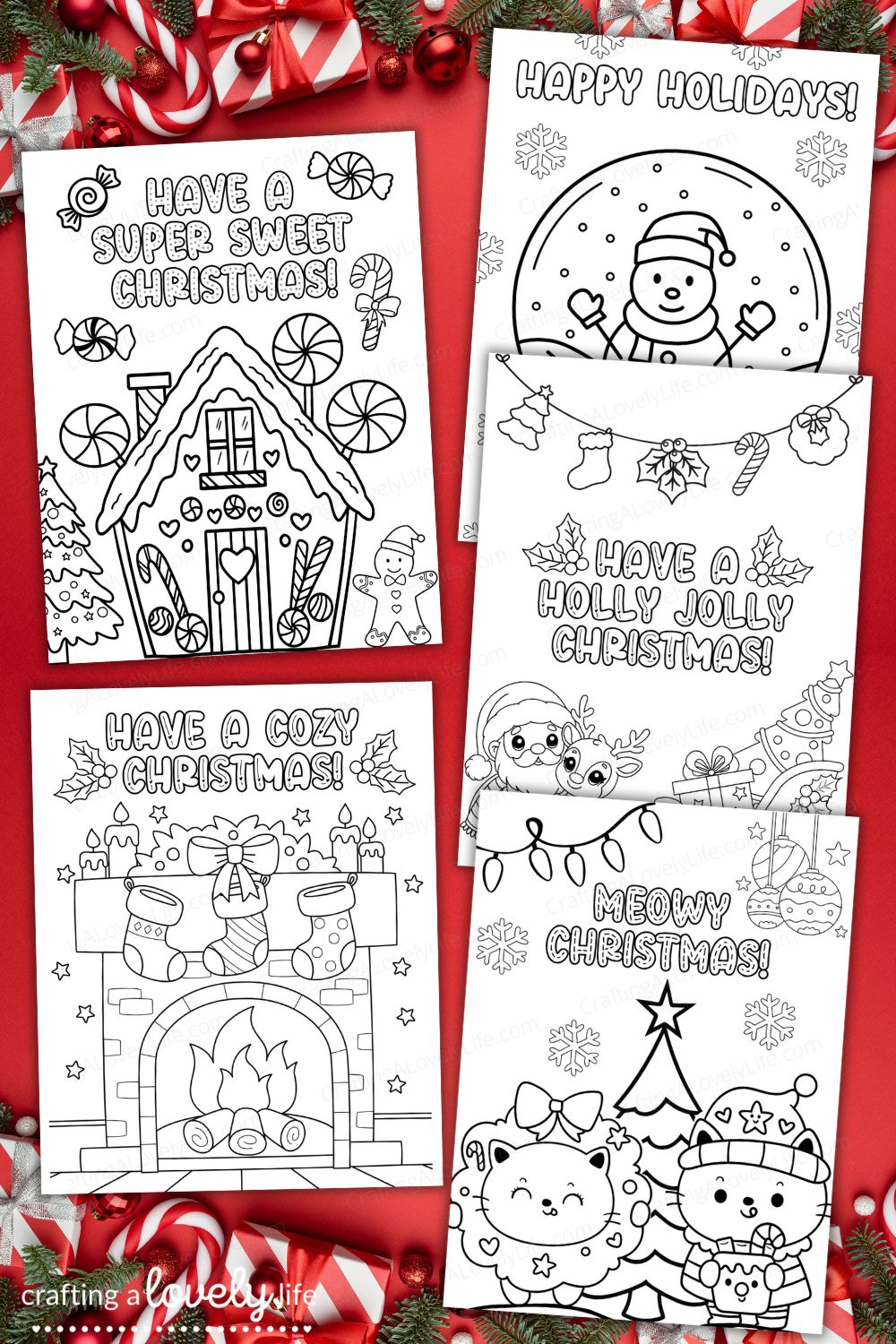Free Printable Holiday Cards To Color - Free Printable Christmas Cards to Color