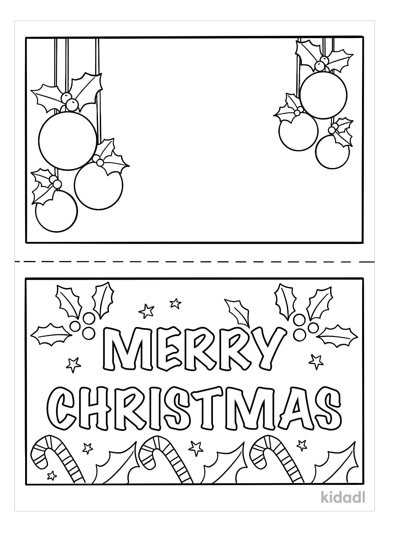 Free Printable Template Printable Christmas Cards To Color - Merry Christmas Card Printable Pdf - Printable Free Templates