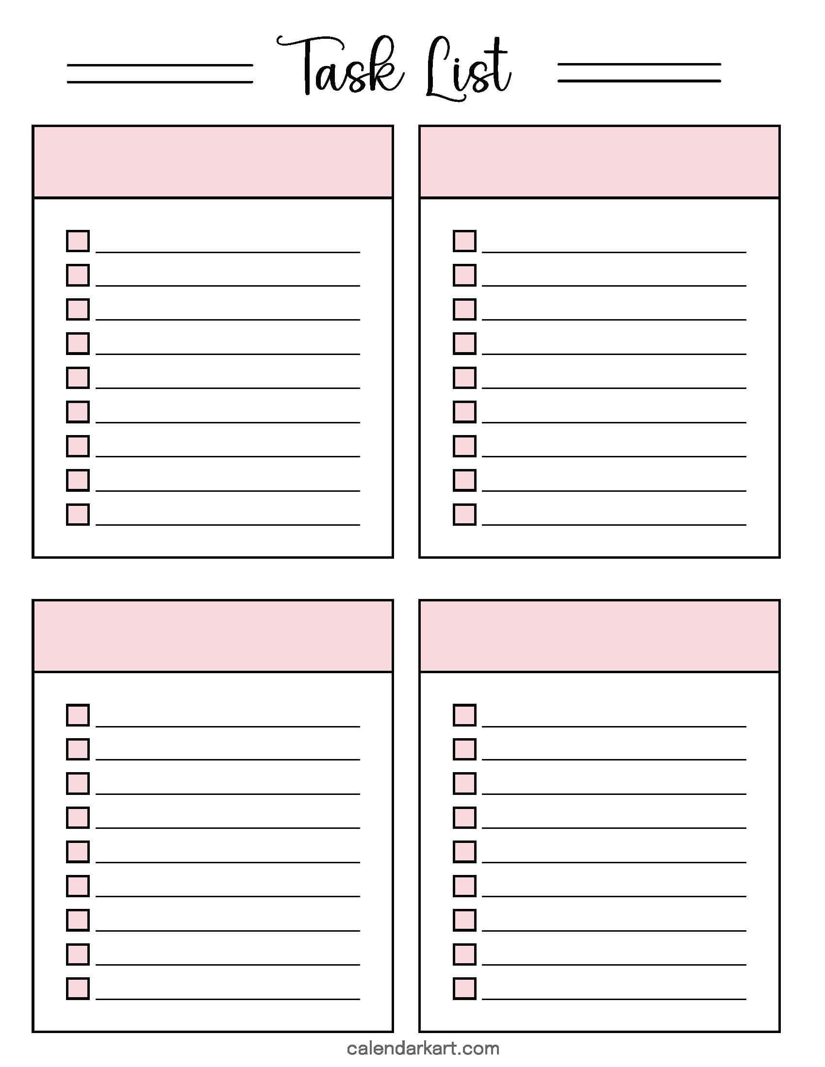 Free Printable To Do List Template - to do list template
