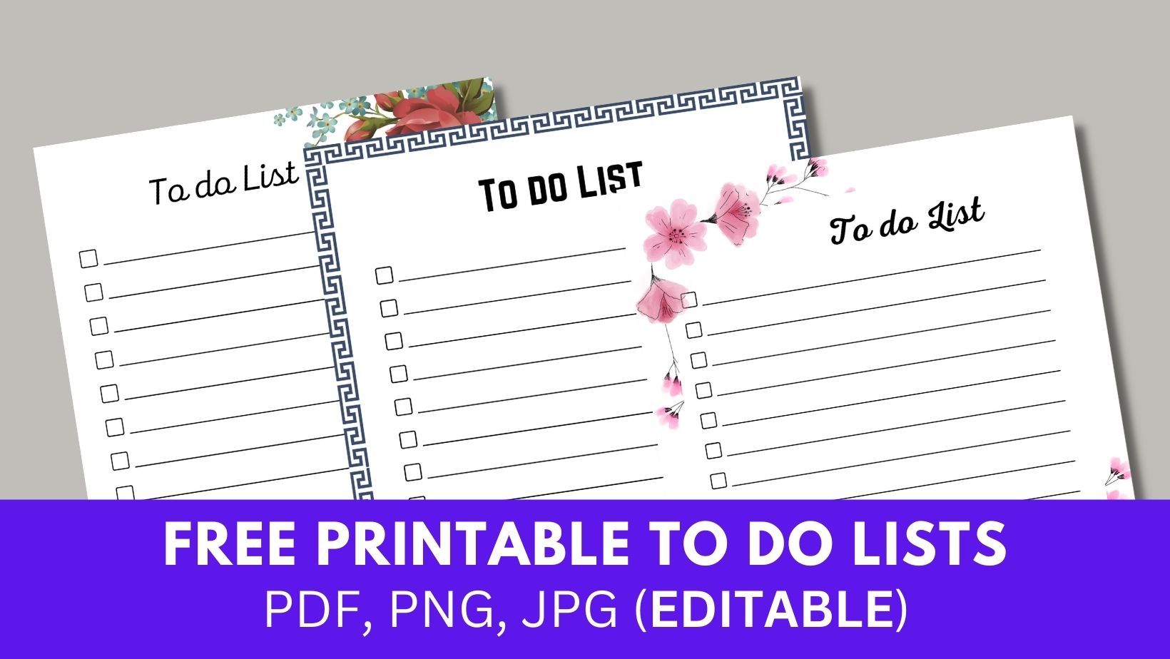 Free Printable To Do List Templates - to do list