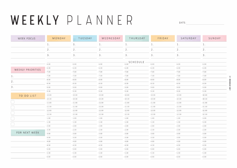 Free Printable To Do Organizational Templates - the best free planner printables for ultimate organization and productivity