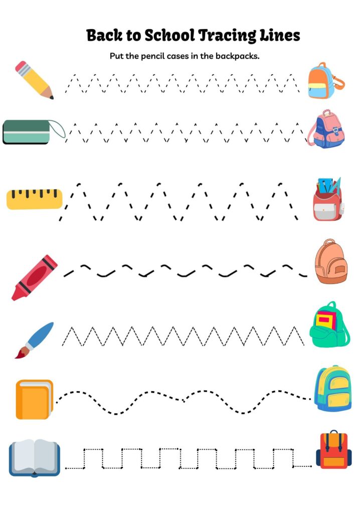 Free Printable Tracing Lines Worksheets – Boost Pre-Writing: Bold Line Tracing for Kids – Intervention Help Free Printable Tracing Lines Worksheets - Boost Pre-Writing: Bold Line Tracing for Kids - Intervention Help