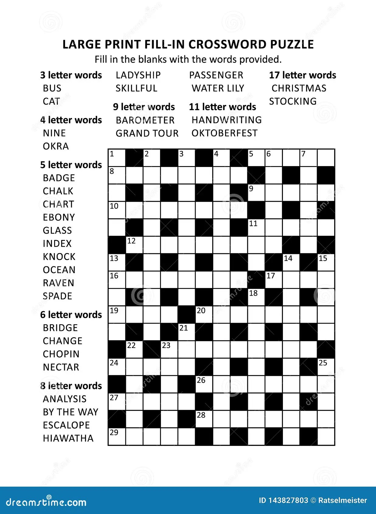 Free Printable Word Fill Ins - Large Print Free Printable Fill In Puzzles