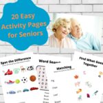 Free Printable Worksheets For Seniors - Printable Senior Games | INSTANT DOWNLOAD | Memory Care | Printable ...