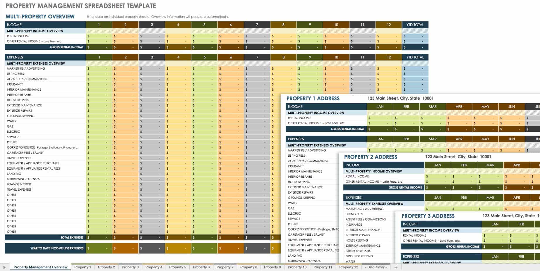 Free Property Investment Tools Resources Templates Checklists - free property management templates