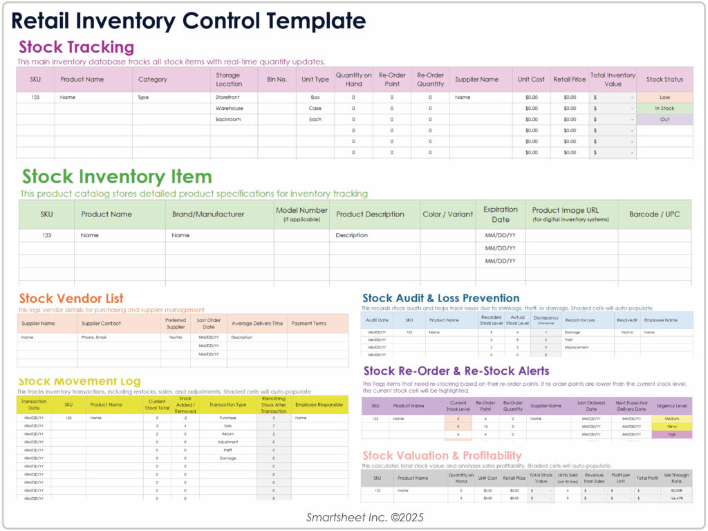 Free Retail Store Daily Checklist Template – retail inventory management templates Free Retail Store Daily Checklist Template - retail inventory management templates