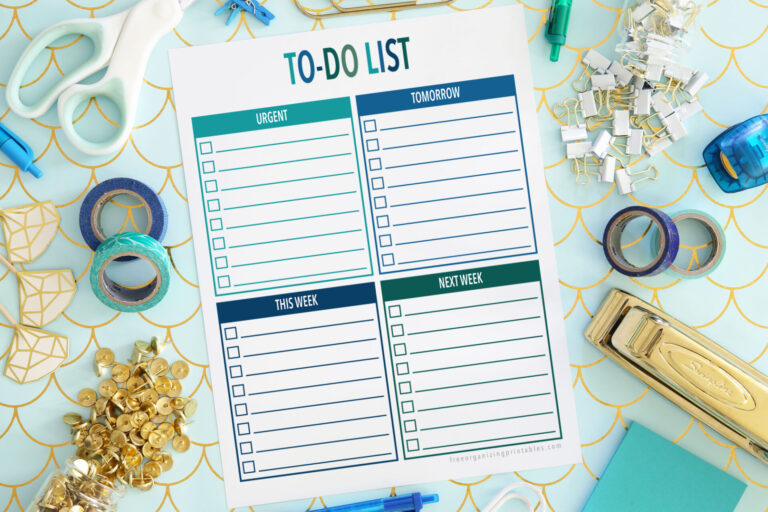 Free To Do List Template - printable to do list template