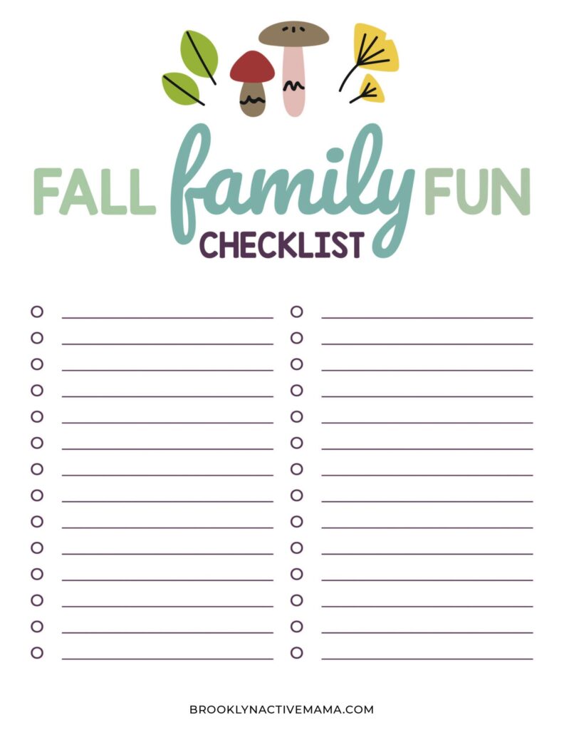 Fun Check Off List Template – celebrate autumn with this fun family fall bucket list free printable Fun Check Off List Template - celebrate autumn with this fun family fall bucket list free printable