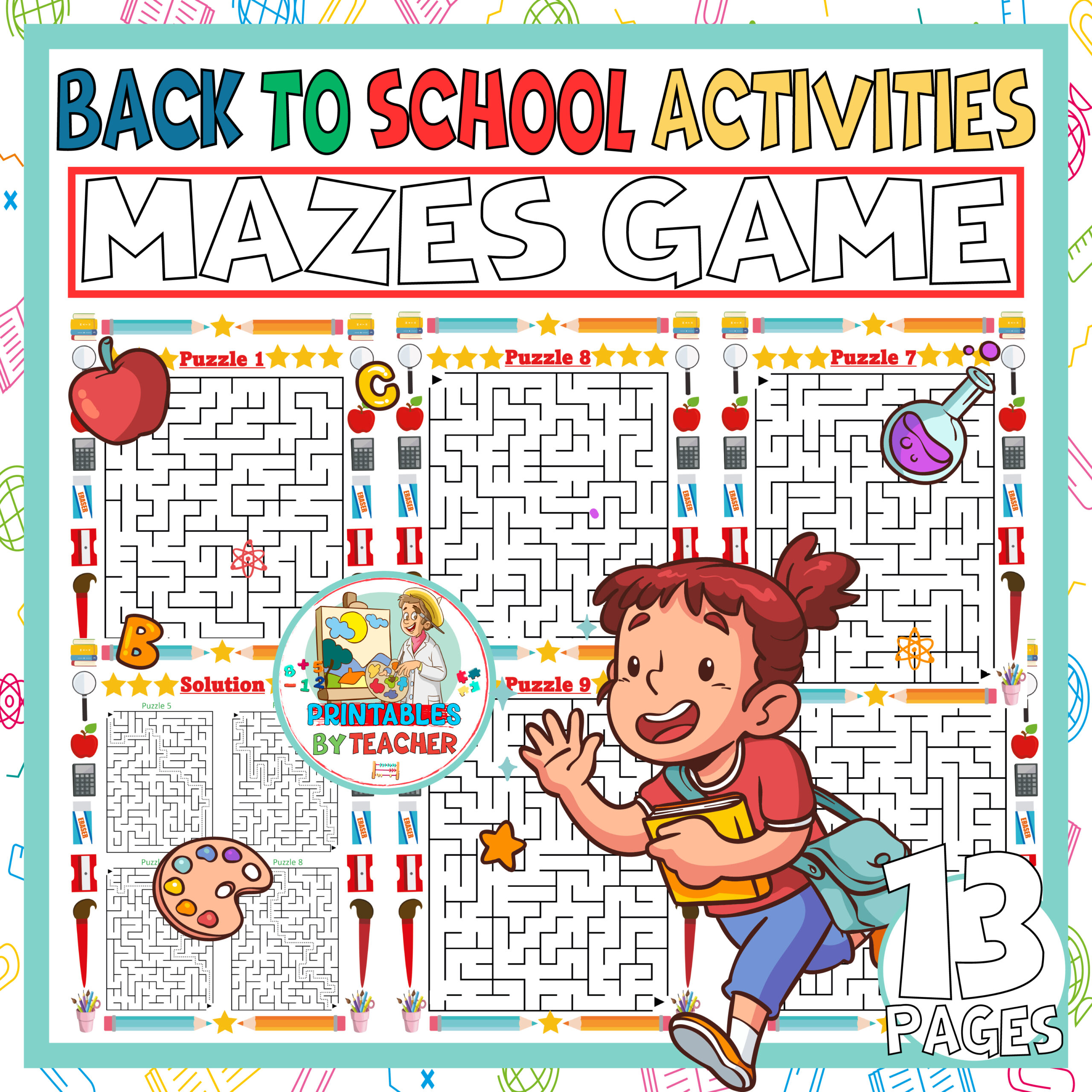 Fun Worksheets For Middle Schoolers - back to school activities back to school mazes game worksheets for kids 2