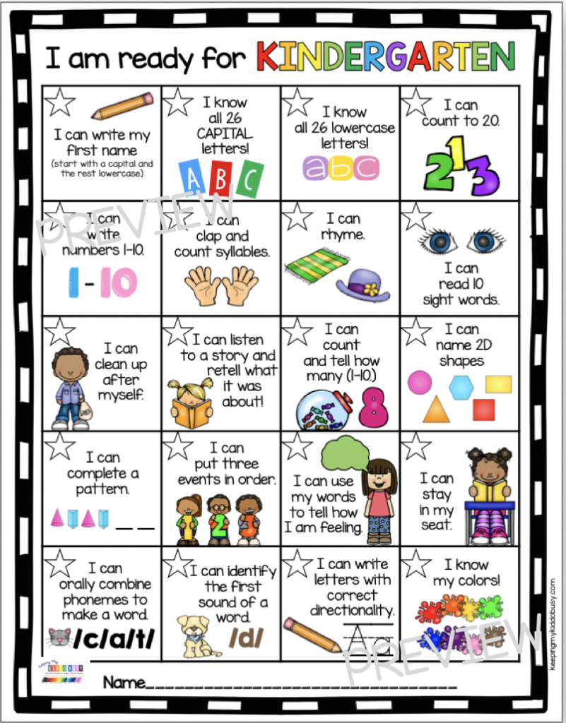 Getting Ready For Kindergarten Worksheets – Kindergarten Readiness Printables – Printable Calendars AT A GLANCE Getting Ready For Kindergarten Worksheets - Kindergarten Readiness Printables - Printable Calendars AT A GLANCE