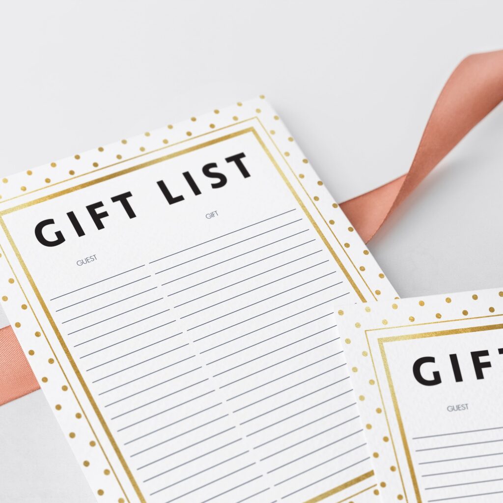 Gold To Do Checklist Printable - printable gift list with gold polka dots