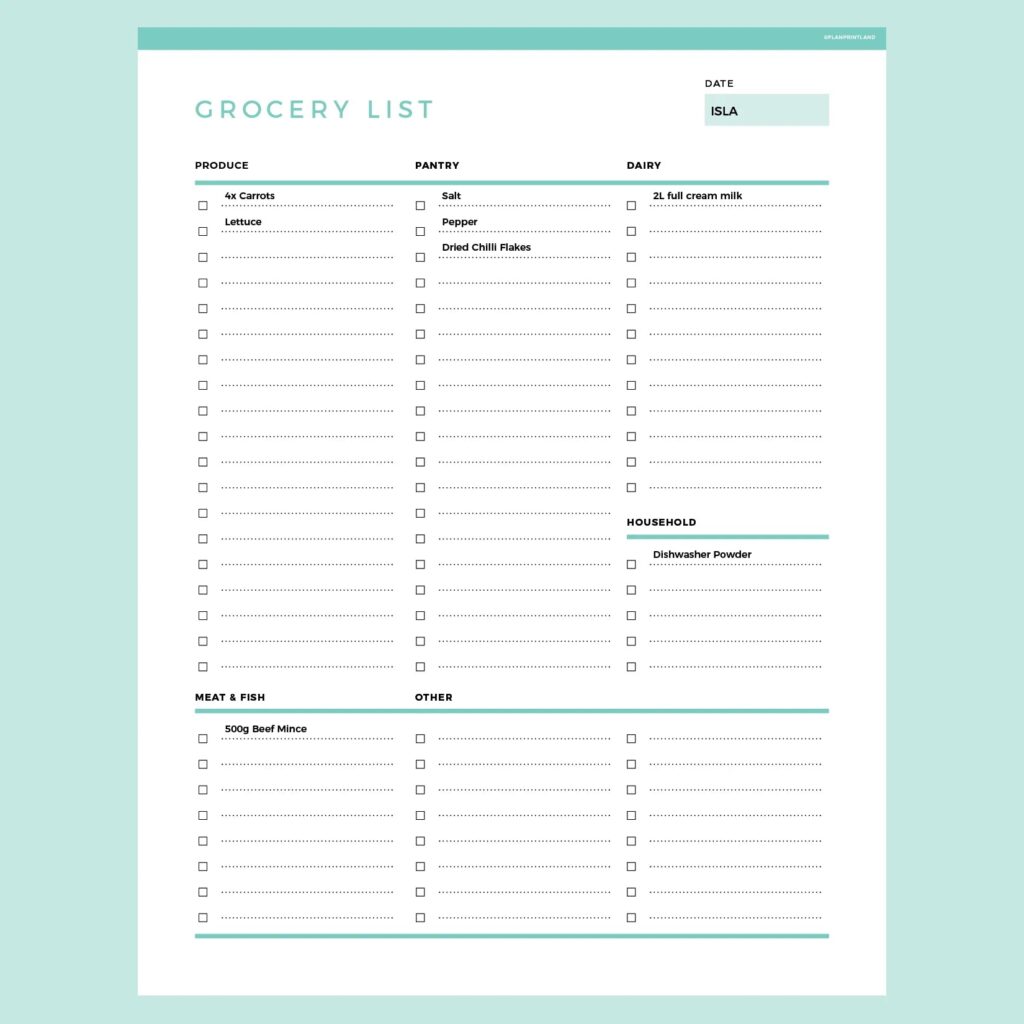 groceries list template editable groceries list template editable