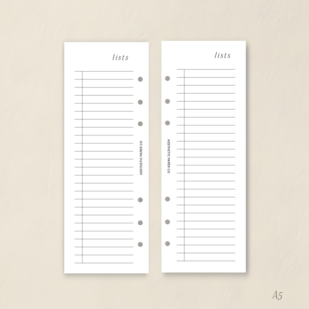 Half Page To Do List Template - lists half page insert