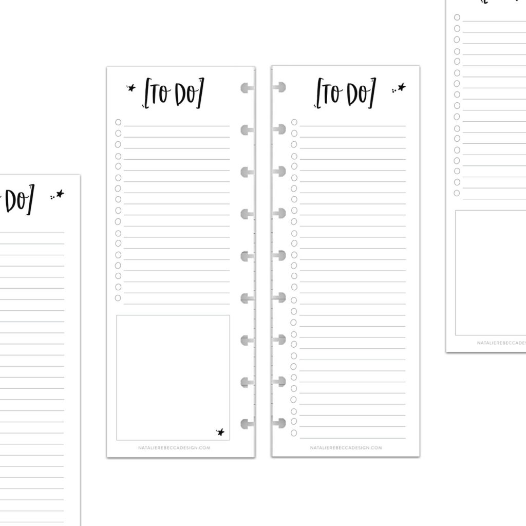 Half Sheet Daily To Do List Template - sku