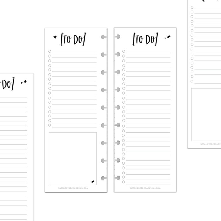 Half Sheet Daily To Do List Template - sku
