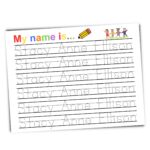 Handwriting Name Practice For Kindergarten - Personalized Name Tracing Worksheets: Handwriting Practice - Worksheets ...