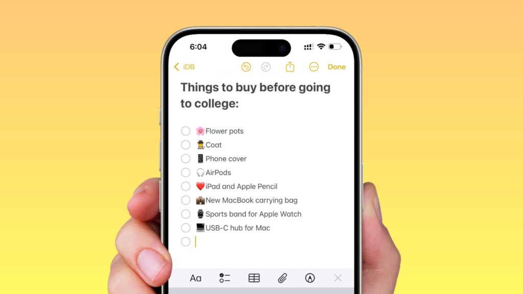 how to use checklists apple notes app how to use checklists apple notes app
